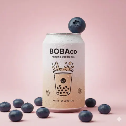 Premium Boba Tea Product Photo