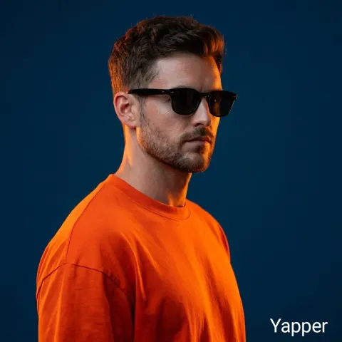 Neon Fashion Portrait Glow