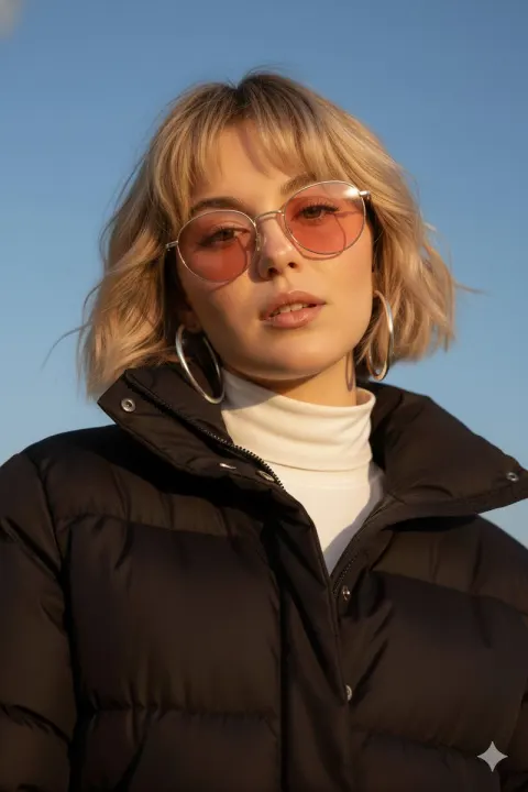 Cinematic Golden Hour Fashion Portrait