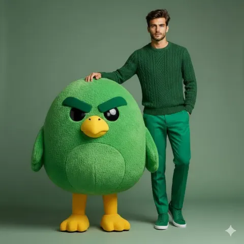 Green Fashion Portrait
