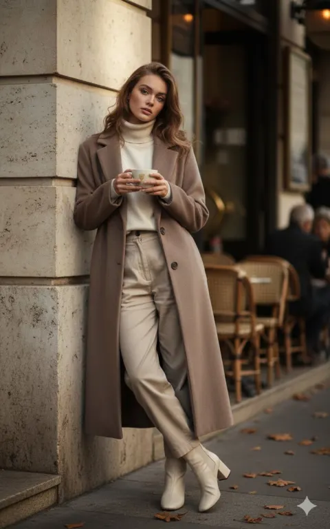 Cozy Autumn Café Moment