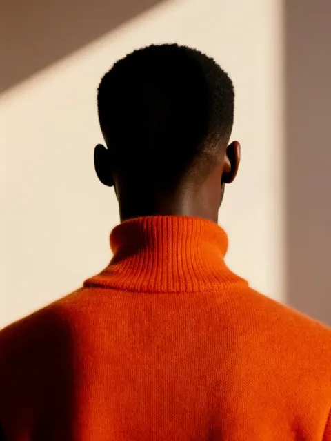 Pastel Portrait - Back Profile