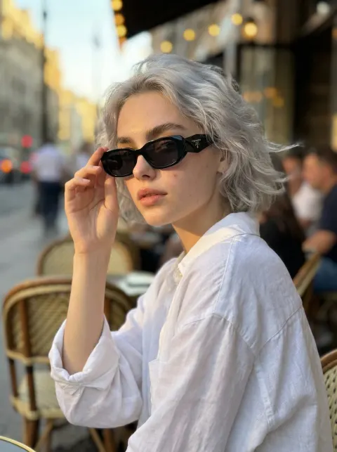 Golden Hour Urban Fashion Portrait