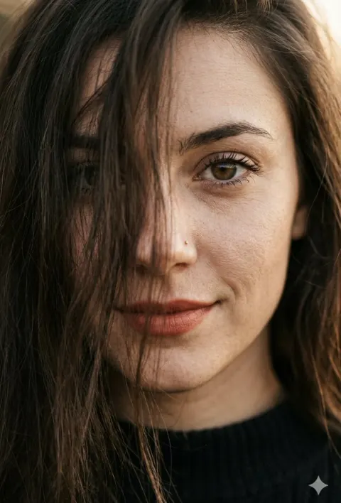Macro Portrait: Freckles & Golden Light