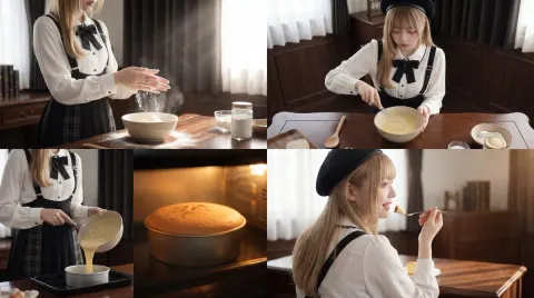 The Cinematic Art of Baking a Cake