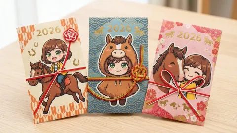 AI Year of Horse Pochi Envelope Preview