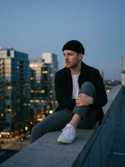 Rooftop - Dusk Portrait