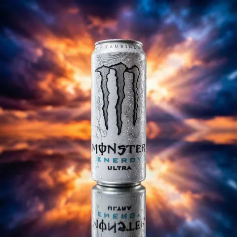 Ultra-Realistic Energy Drink Ad