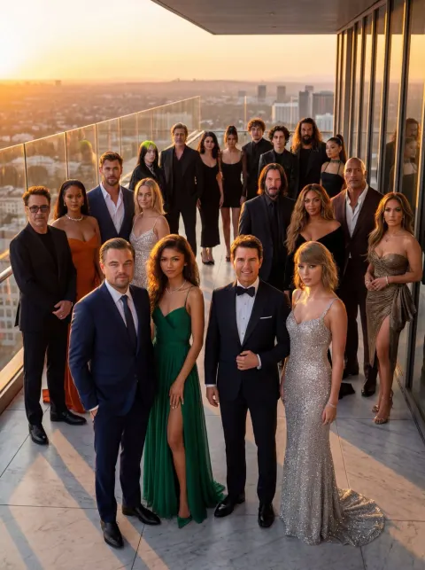 Celebrities Across Eras Cinematic Cover