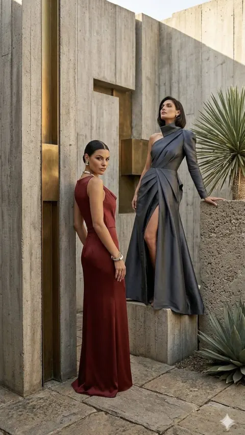 High Fashion Editorial With Brutalist Architecture