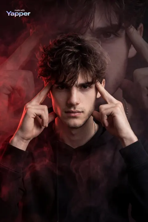 Psychic Man in Red Mist