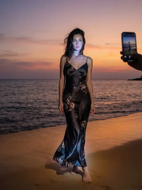Shoreline - Sunset Dress