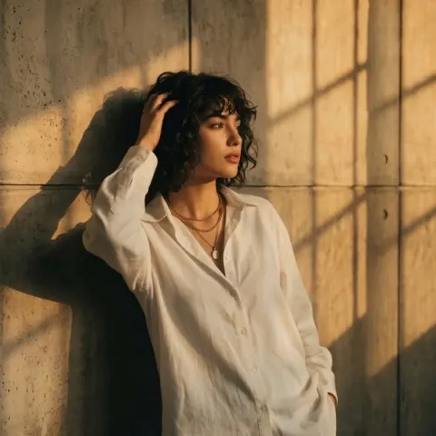 Golden Hour Shadow Play