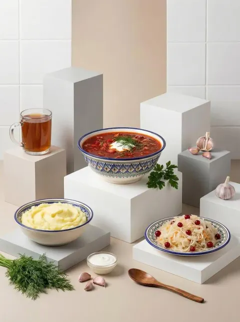 Minimalist Editorial Food Still Life