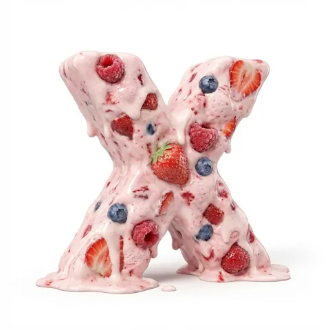 Ice Cream Letter Sculpture