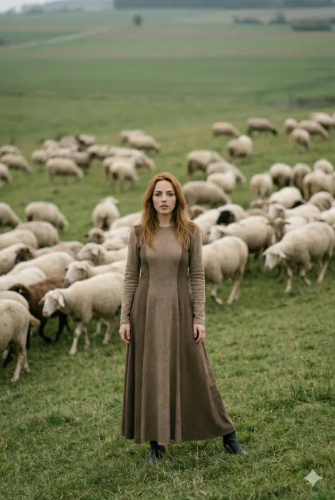 Fashion Meets Pasture: A Cinematic Portrait