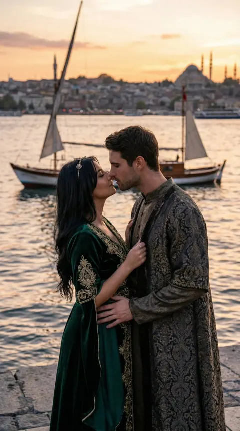 Ottoman Kiss at Bosphorus Sunset