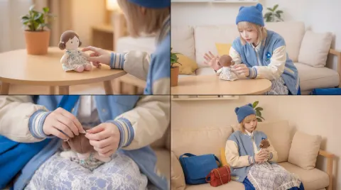 Film-Like Moments with Dolls