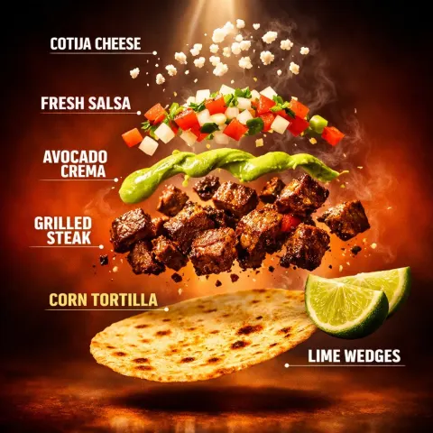Cinematic Food Spin And Separate