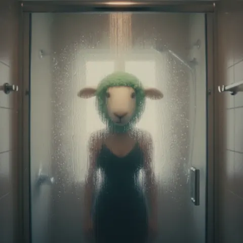 Surreal Sheep Shower