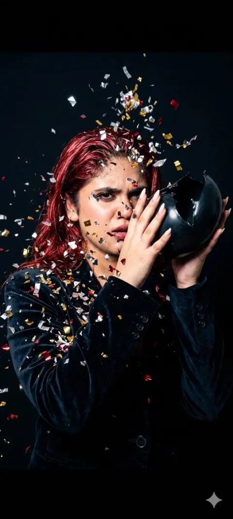 High Fashion Balloon Burst Editorial