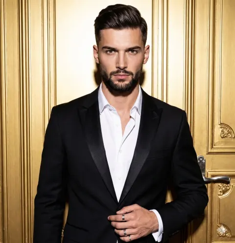 Luxurious Gentleman Editorial Portrait