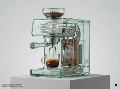 Transparent Coffee Machine - Concept