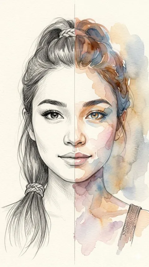 Dual Style Portrait