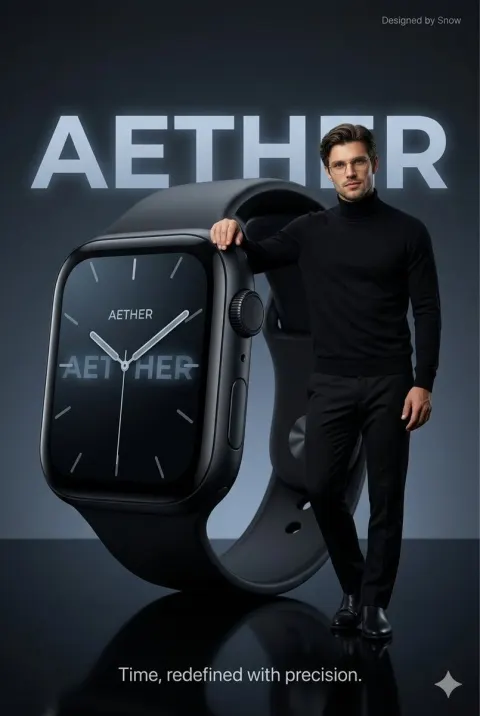 Futuristic Watch Luxury Ad