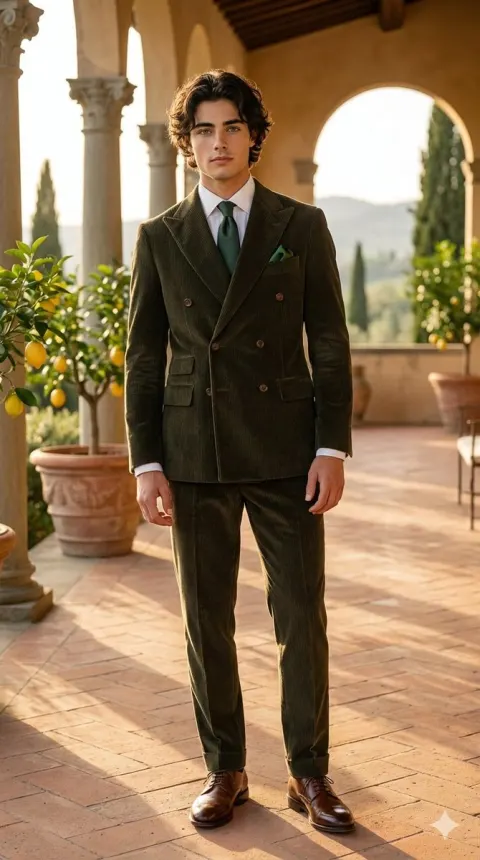 Italian Gentleman Golden Hour Portrait