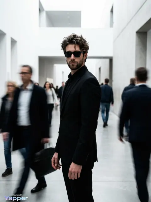 Stylish Man Motion Blur