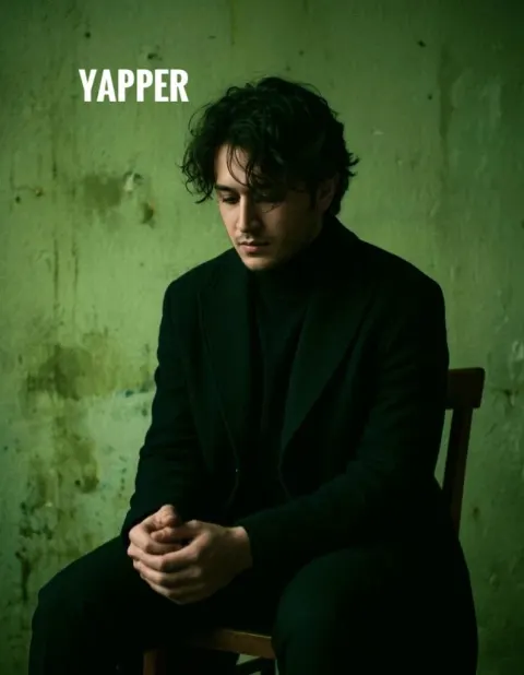 Melancholic Young Man Portrait