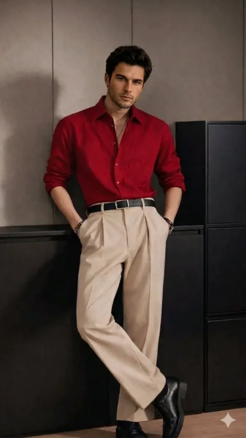 Premium Male Fashion Editorial Shot