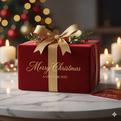 Cinematic Luxury Christmas Gift Design