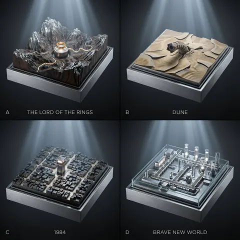 Classic Books Mechanical Diorama Art
