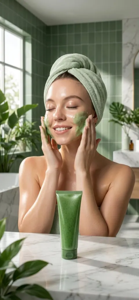 Luxury Herbal Skincare Ad