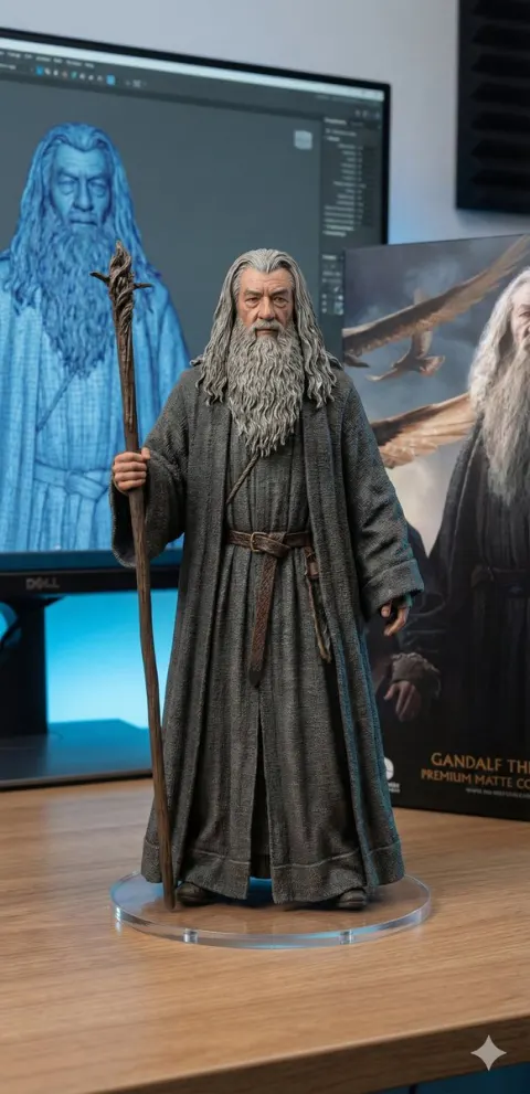 Detailed Collectible Figure Photography