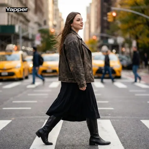 Cinematic Autumn Street Fashion