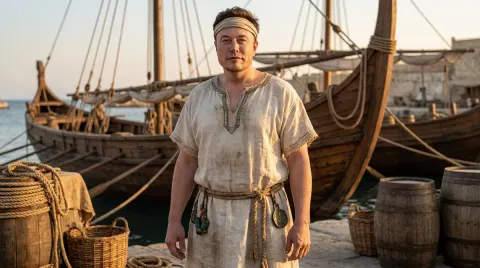 Cinematic Phoenician Sailor Portrait