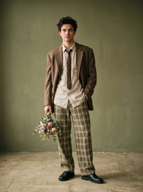 Vintage Editorial Fashion Portrait