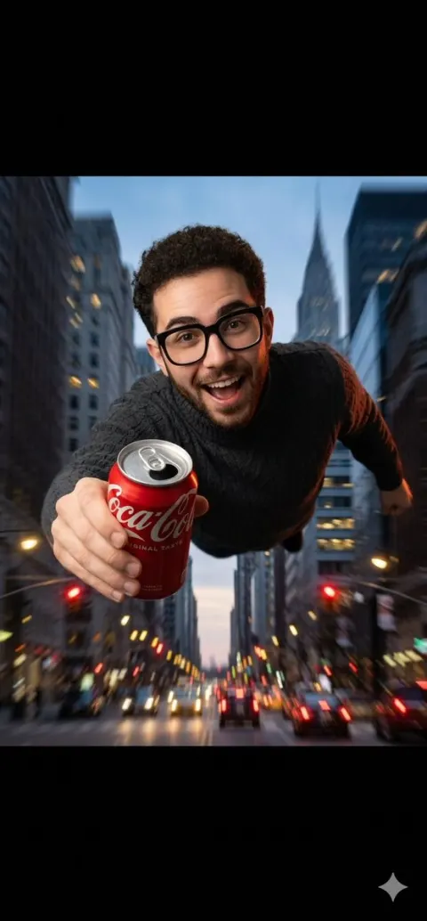 Superman Soda City Flyby