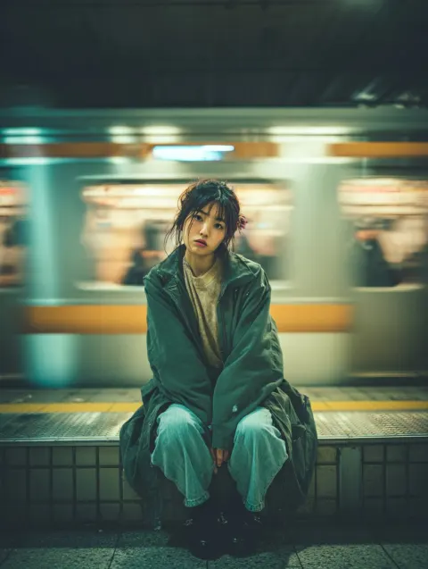 Stillness in Shinjuku Motion
