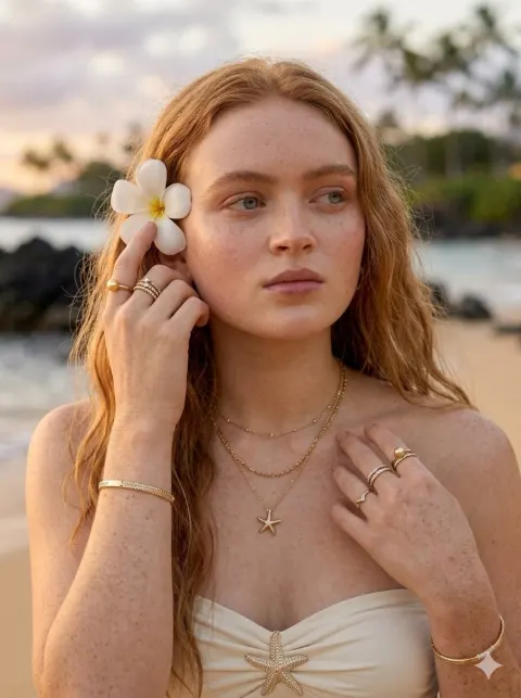 Sunset Beach Portrait