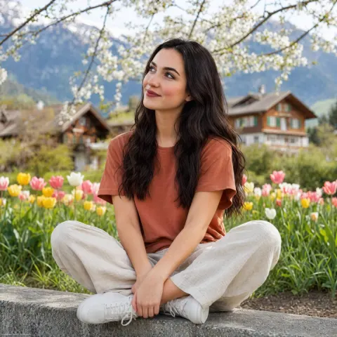 Spring Cherry Blossom Portrait Photography