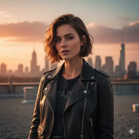 Rooftop Rebel at Dusk