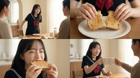 Cinematic Family Breakfast ASMR
