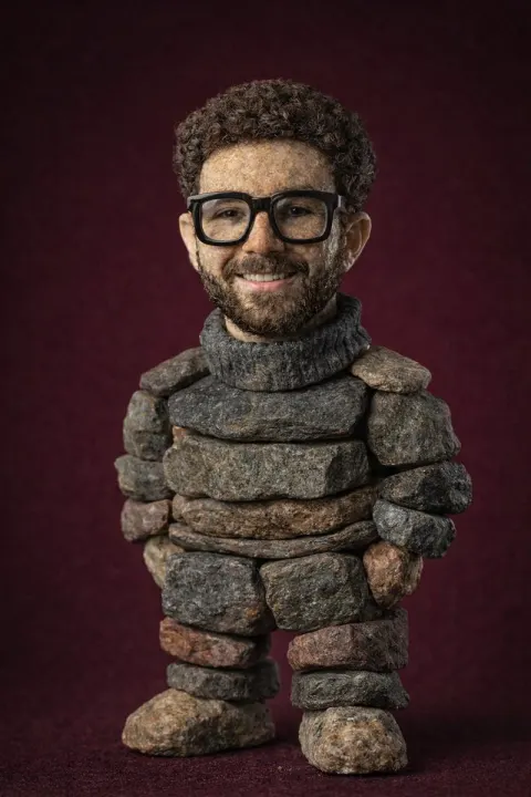 Handcrafted Stone Figurine Art