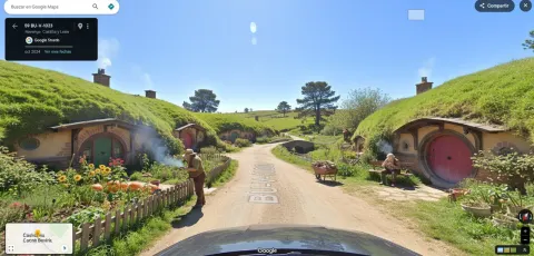 Google Maps View of Middle-earth