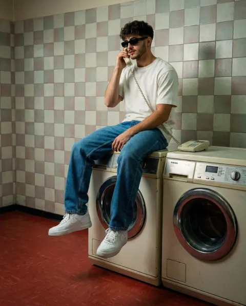 90s Retro Streetwear Fashion Photography
