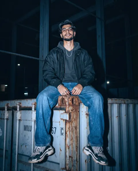 Streetwear Night Editorial Portrait